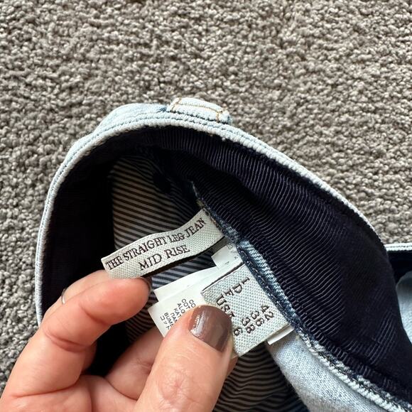 Brunello Cucinelli Straight Leg Mid Rise Jeans - Picture 4 of 12